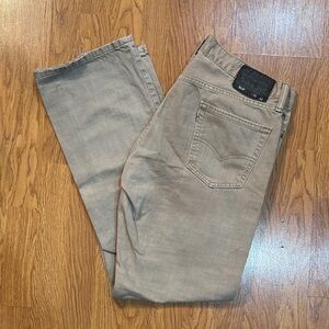 Signature by Levi Strauss 514 Men's Straight Jeans - Light Khaki